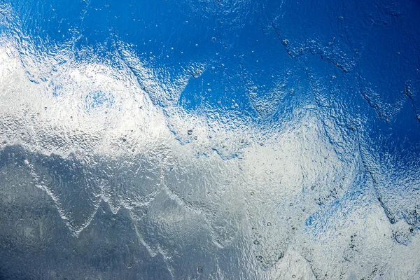 Abstrato Fundo Água Azul Branco — Fotografia de Stock