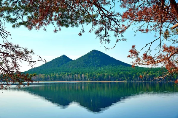 Blauw Meer Noord Kazachstan Aiyrtau Meer — Stockfoto