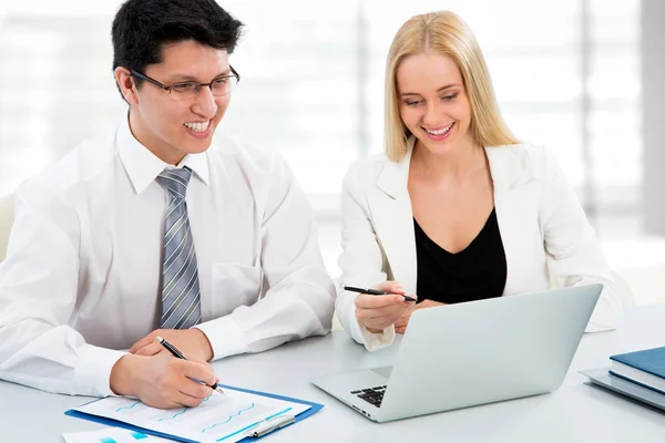 Business people working on their  project — Stock Photo, Image