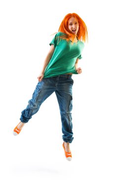 modern tarz kadın dansçı