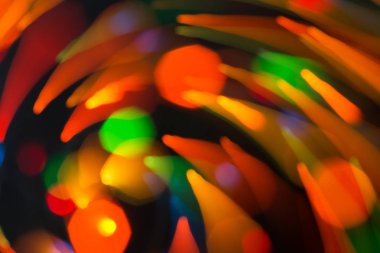 parlak renkli dinamik ışıklar