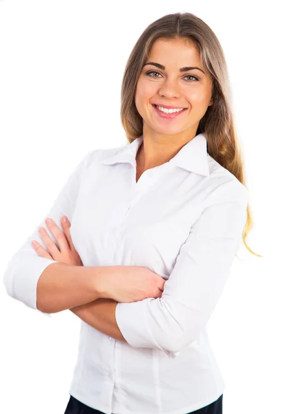 Young smiling businesswoman portrait — Stock Photo, Image