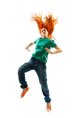 modern tarz kadın dansçı