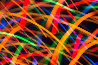 parlak renkli dinamik ışıklar