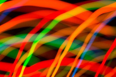 parlak renkli dinamik ışıklar