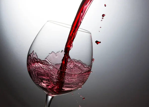 Splash of red wine — Stock Photo, Image