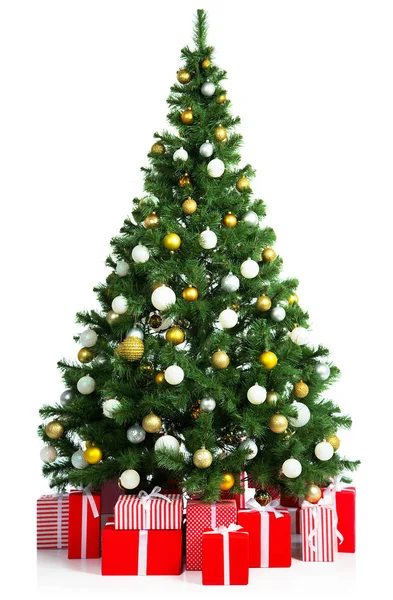 Hediye kutularıyla Noel ağacı