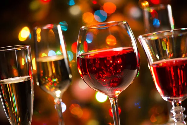 Copos de cristal de vinho — Fotografia de Stock