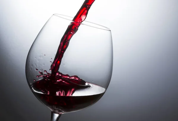 Splash of red wine — Stock Photo, Image