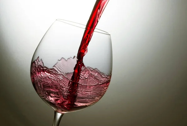 Splash of red wine — Stock Photo, Image