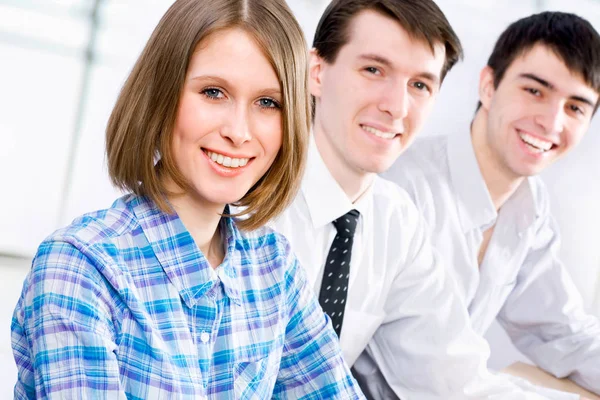 Young Business People Working Workshop — Stock Photo, Image