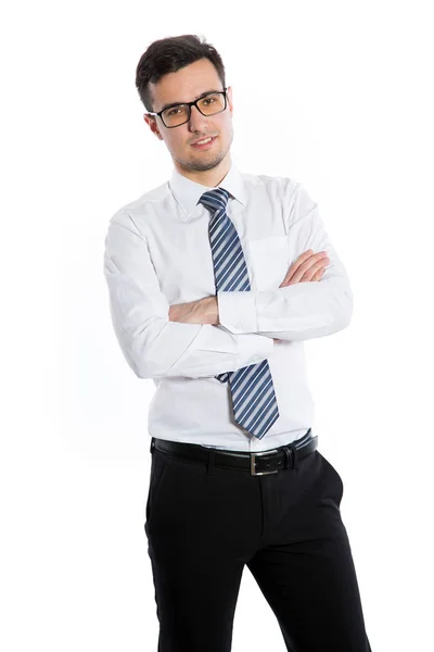 Young smiling businessman — Stock Photo, Image