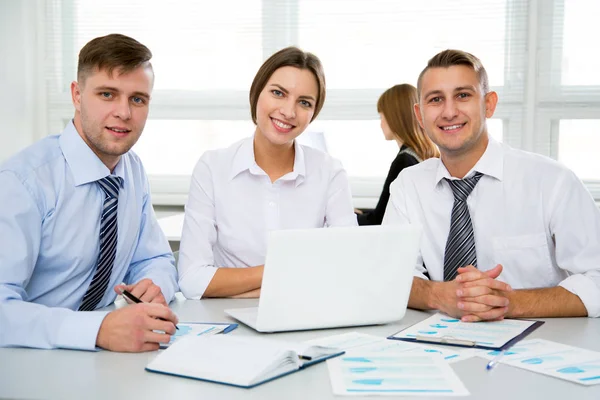 Business People Having Meeting Modern Office — Stock Photo, Image