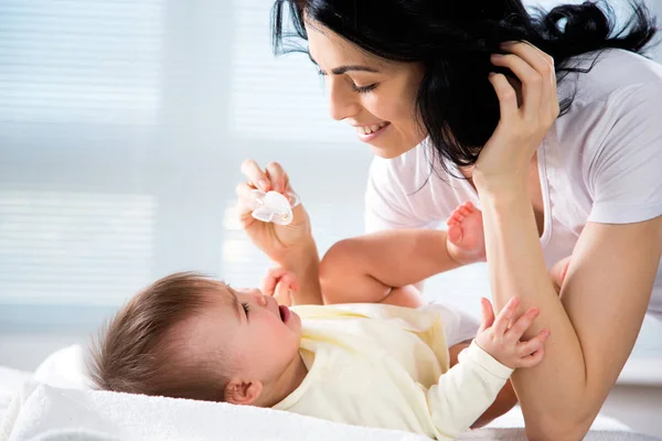 Mother with adorable baby — Stock Photo, Image