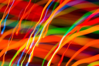 parlak renkli dinamik ışıklar