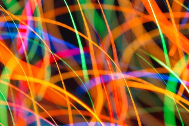 parlak renkli dinamik ışıklar