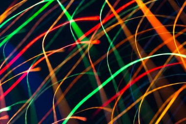 parlak renkli dinamik ışıklar