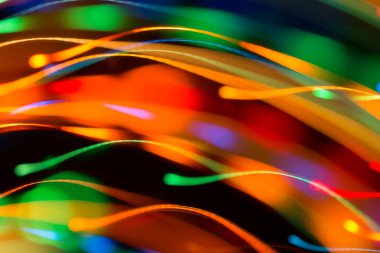 parlak renkli dinamik ışıklar