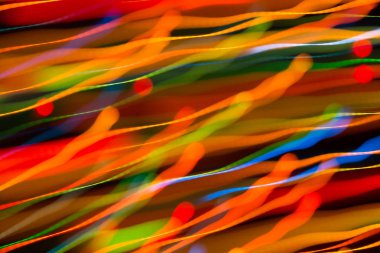 parlak renkli dinamik ışıklar