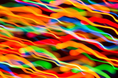 parlak renkli dinamik ışıklar