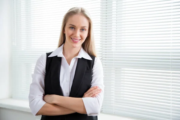 Retrato de uma mulher de negócios. — Fotografia de Stock