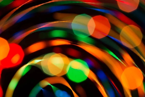 Luces dinámicas de colores brillantes — Foto de Stock