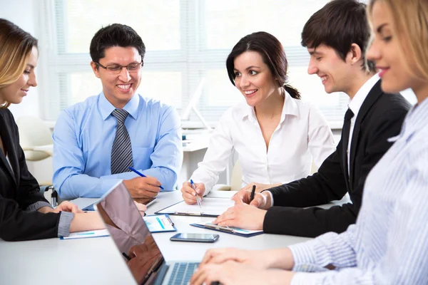 Business People Working New Project Modern Office — Stock Photo, Image