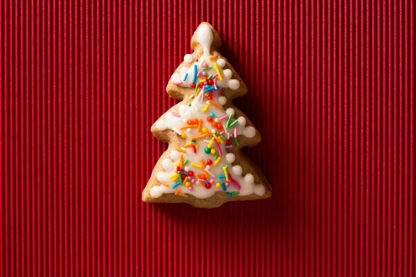 Biscoito de árvore de natal — Fotografia de Stock