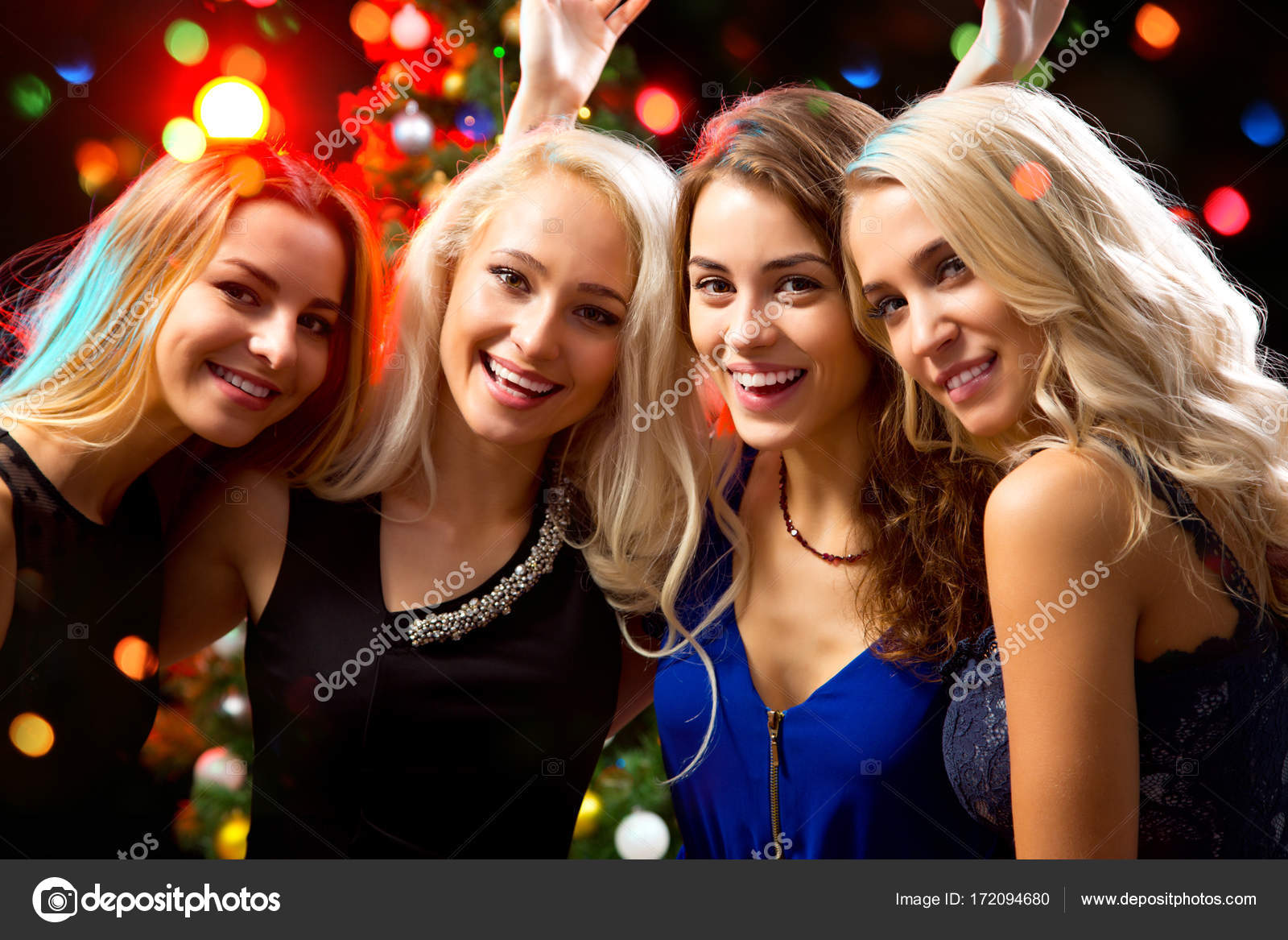 christmas party girls
