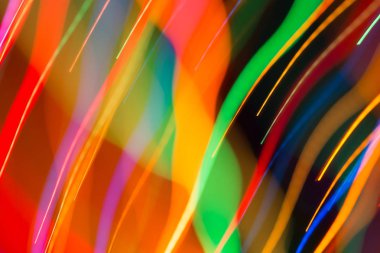 parlak renkli dinamik ışıklar