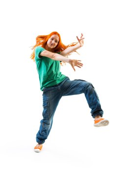 modern tarz kadın dansçı