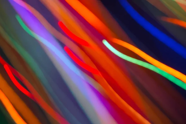 Яскраві кольорові динамічні вогні — стокове фото