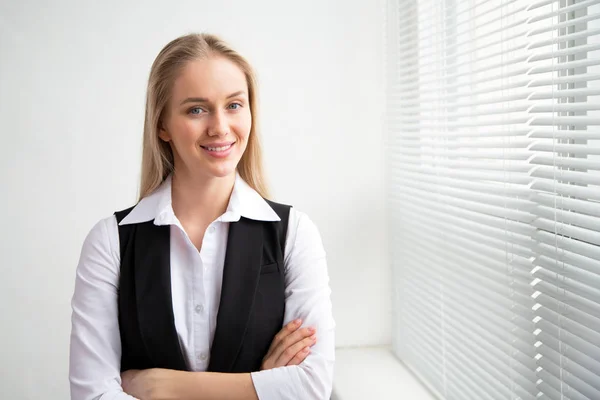 Retrato de uma mulher de negócios. — Fotografia de Stock