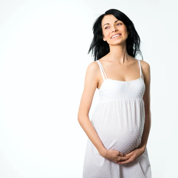 Happy pregnant woman — Stock Photo, Image