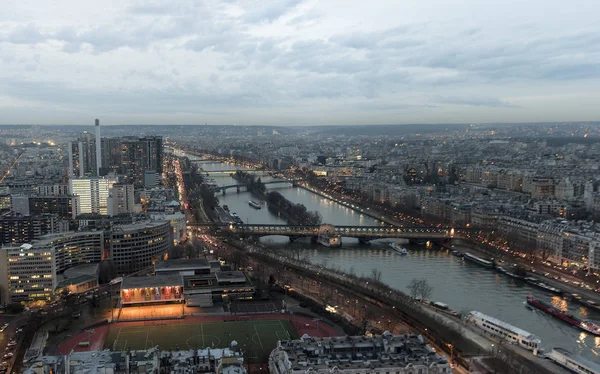 Blick Vom Eiffelturm Auf Paris — Stockfoto