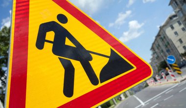 Yol çalışmaları portre oturum