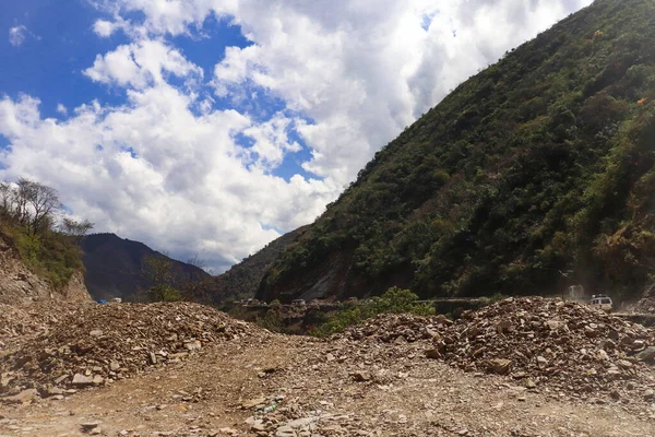 Vista Céu Montanha — Fotografia de Stock