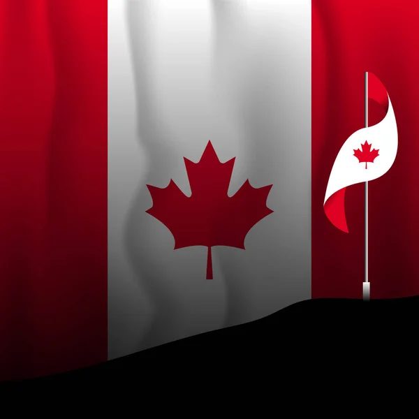 Vector Illustration of Happy Canada Day, Victoria Day in Canada. Canada Independence Day