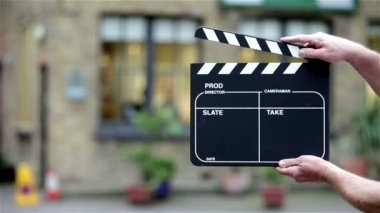 Video prodüksiyon kayrak (clapper yönetim kurulu)