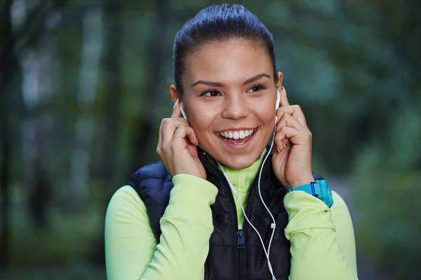 La música es felicidad — Foto de Stock