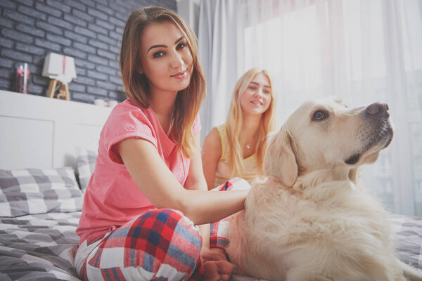 Girls with best man's friend