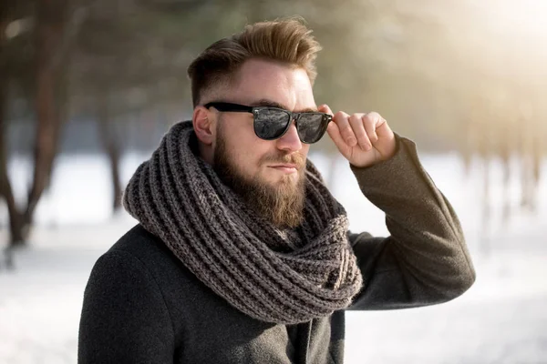 Winter stijlvolle outfit — Stockfoto