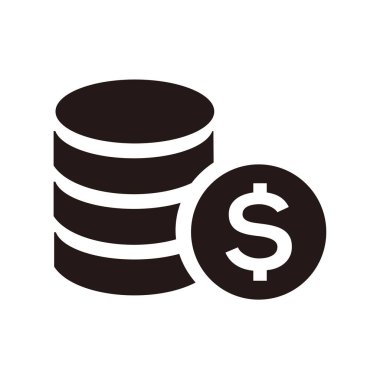 Dolar İşareti, Dolar İşareti Simgesi, grafik ve web tasarımı için vektör illüstrasyonu.