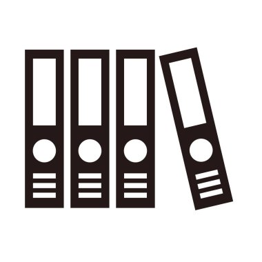 Ofis dizinleri, Bağlayıcı vektör simgesi.