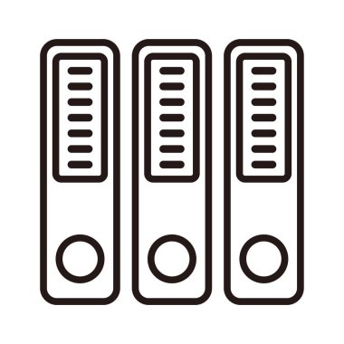 Ofis dizinleri, Bağlayıcı vektör simgesi.