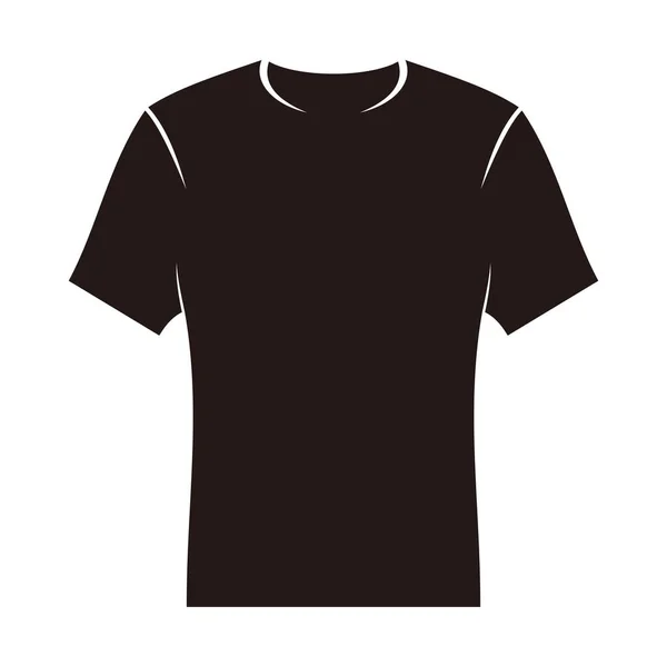Icono de la camiseta delantera y trasera — Vector de stock