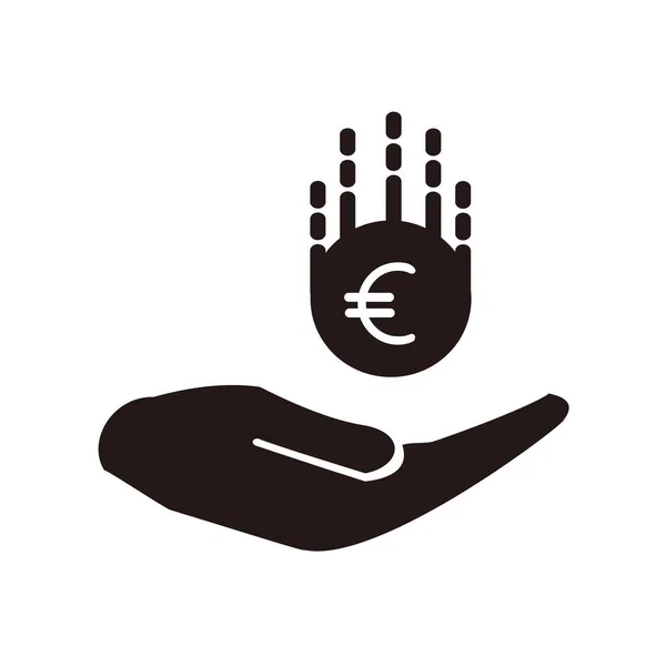 Euro-Zeichen-Symbol, Euro-Vektor-Illustration. — Stockvektor