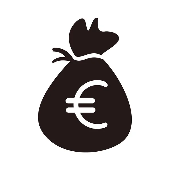 Euro symbol Ikona, Euro vektor ilustrace. — Stockový vektor