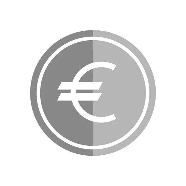 Euro symbol Ikona, Euro vektor ilustrace. — Stockový vektor