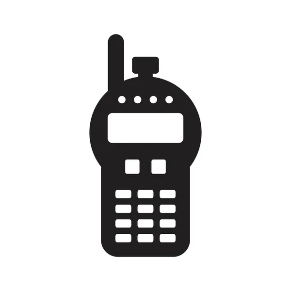 Walkie talkie set pictogram vector illustratie voor grafisch en web design. — Stockvector